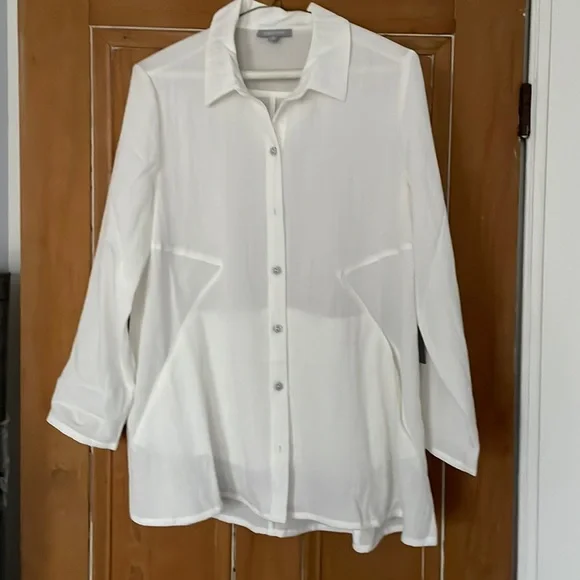winter white tunic tops